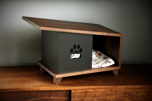 MAISON POUR CHAT DE STYLE MID-CENTURY