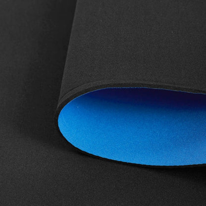 Tapis néoprène double face Bleu Royal et Noir pour table de jeu ALEA.
