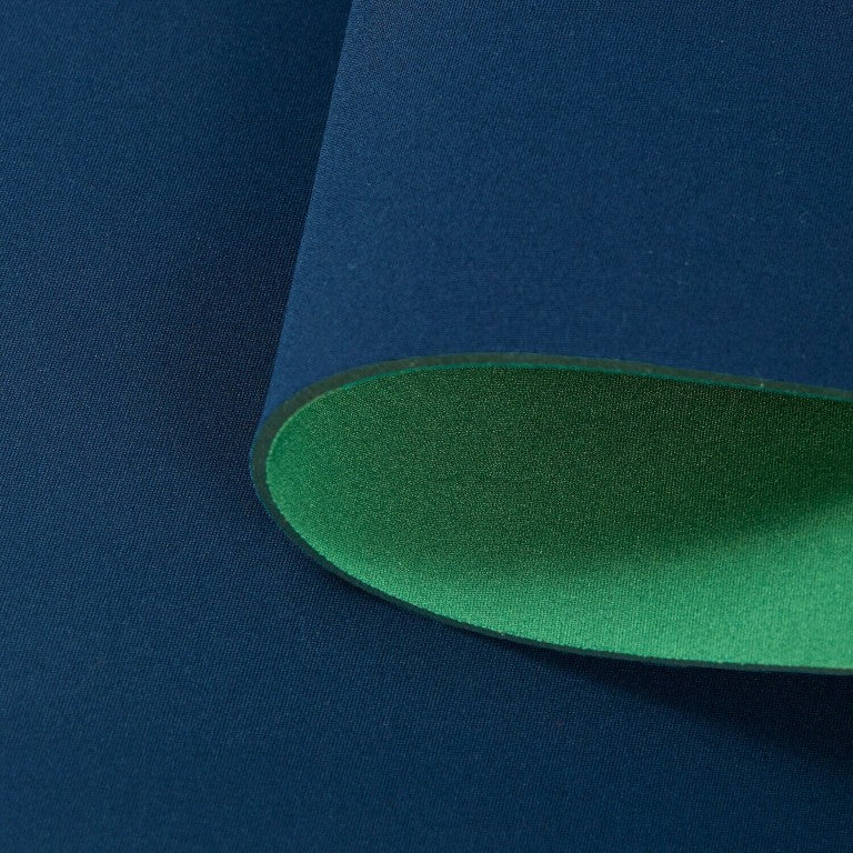 Tapis néoprène double face Blue Foncé et Vert pour table de jeu ALEA.