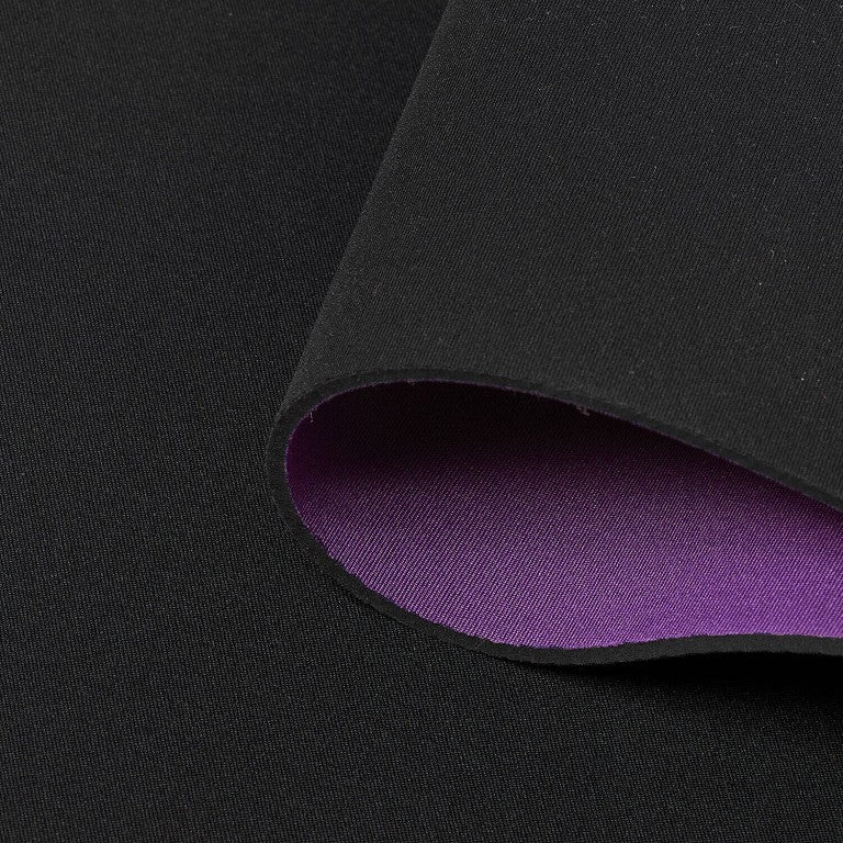 Tapis néoprène double face Mauve et Noir pour table de jeu ALEA.