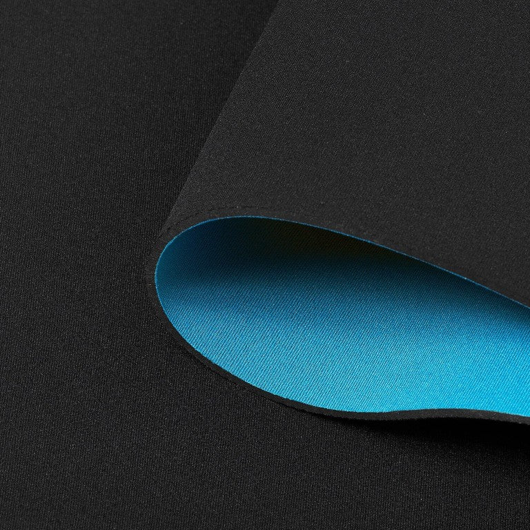 Tapis néoprène double face Turquoise et Noir pour table de jeu ALEA.